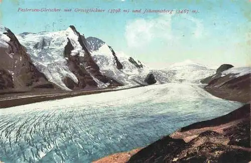 AK / Ansichtskarte 73980236 Pasterzengletscher_Kaernten_AT mit Grossglockner und Johannisberg Bergwelt Hohe Tauern