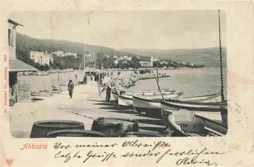 AK / Ansichtskarte 73980237 Abbazia__OPATIJA_Croatia Hafen