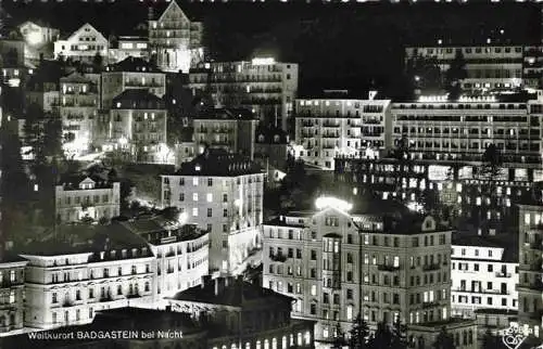 AK / Ansichtskarte  BADGASTEIN_AT Weltkurort bei Nacht