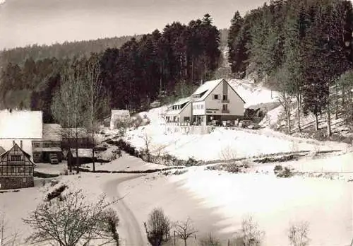 AK / Ansichtskarte  Kapfenhardt Waldgasthof Pension Zur Kapfenhardter Muehle Schwarzwald im Winter