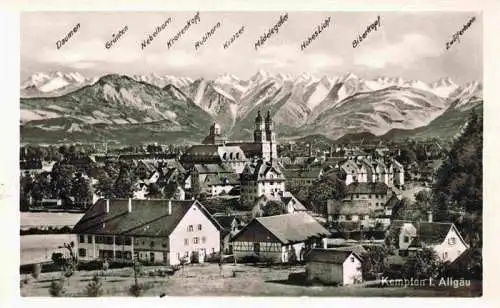 AK / Ansichtskarte  Kempten_Allgaeu Panorama