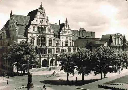 AK / Ansichtskarte  BIELEFELD Rathaus und Stadttheater