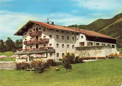 AK / Ansichtskarte  Ruhpolding Cafe Pension Maiergschwendt