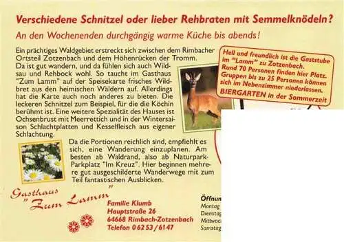 AK / Ansichtskarte 73980419 Zotzenbach Gasthaus Zum Lamm