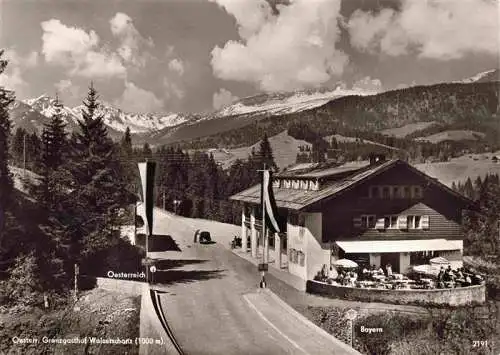 AK / Ansichtskarte  Riezlern_Kleinwalsertal_Vorarlberg oesterreichischer Grenzgasthof Walserschanz