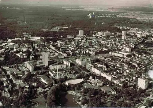 AK / Ansichtskarte 73980450 KARLSRUHE_Baden Panorama City mit Schloss