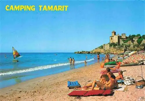 AK / Ansichtskarte  TARRAGONA_ES Camping Tamarit Platja Strand