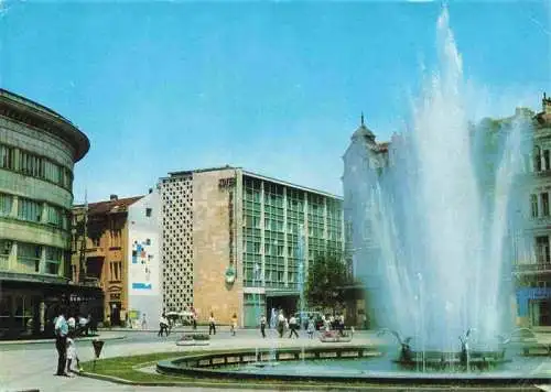 AK / Ansichtskarte  Plovdiv_Plowdiw_Philippopel_BG Stadtzentrum Springbrunnen