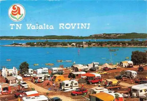 AK / Ansichtskarte  Rovinj_Rovigno_Istrien_Croatia Panorama Campingplatz am Strand