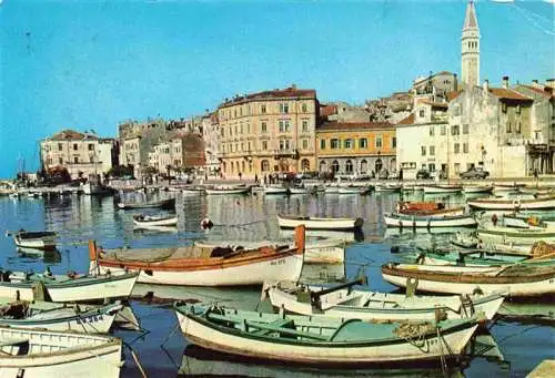 AK / Ansichtskarte  Rovinj_Rovigno_Istrien_Croatia Hafen Fischerboote