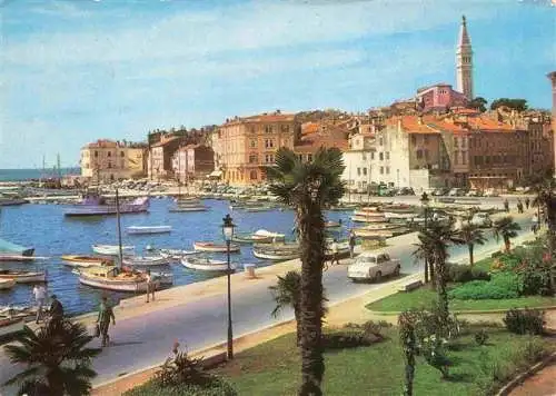 AK / Ansichtskarte  Rovinj_Rovigno_Istrien_Croatia Hafen Uferstrasse