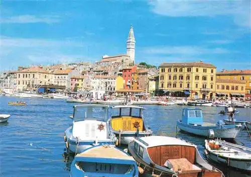 AK / Ansichtskarte  Rovinj_Rovigno_Istrien_Croatia Hafen Fischerboote
