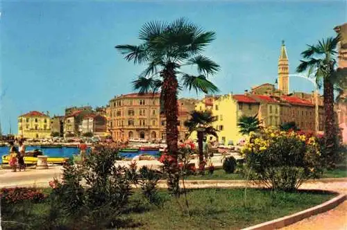 AK / Ansichtskarte  Rovinj_Rovigno_Istrien_Croatia Uferpromenade am Hafen