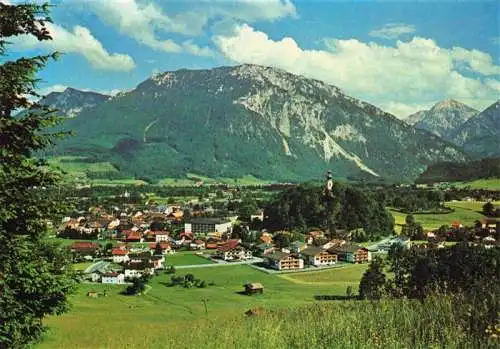 AK / Ansichtskarte  Ruhpolding Panorama mit Rauschberg und Sonntagshorn