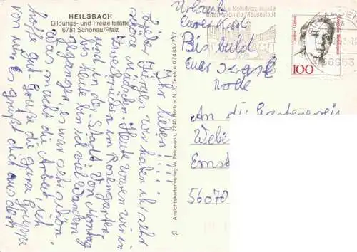 AK / Ansichtskarte 73980631 Schoenau_Pfalz Heilsbach Bildungs und Freizeitstaette