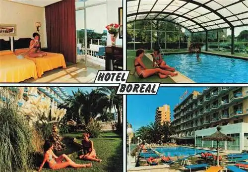 AK / Ansichtskarte  Playa_de_Palma_Mallorca Hotel Boreal Appartement Hallen und Freibad