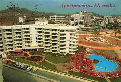 AK / Ansichtskarte 73980651 CALA_MILLOR_Mallorca_ES Apartamentos Mercedes Fliegeraufnahme