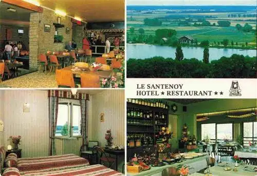 AK / Ansichtskarte  Marcenay Hotel Restaurant Le Santenoy Gastraeume Zimmer Panorama