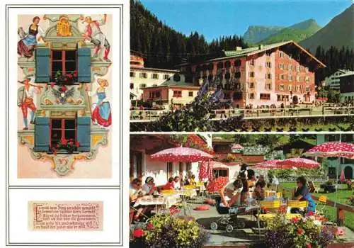 AK / Ansichtskarte 73980681 Lech_Vorarlberg_AT Hotel Gasthof Post Terrasse