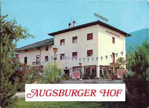 AK / Ansichtskarte 73980713 San_Cristoforo_al_Lago_Trentino_IT Ristorante Albergo Augsburger Hof