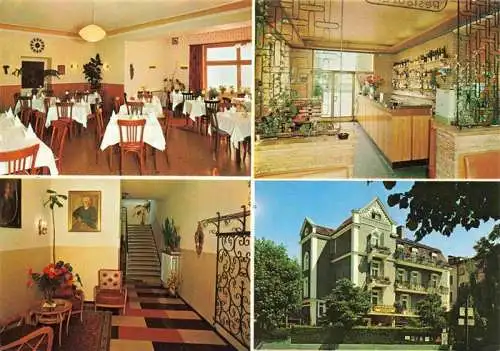 AK / Ansichtskarte 73980775 Meran_MERANO_IT Hotel Restaurant Bayrischer Hof Gastraeume Treppenaufgang