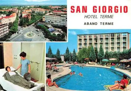 AK / Ansichtskarte 73980781 Abano_Terme_Veneto_IT Hotel Terme San Giorgio Pool Moorbad