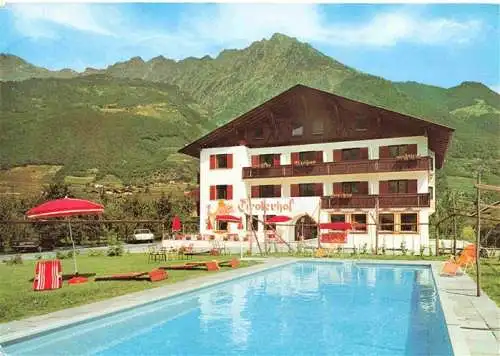 AK / Ansichtskarte  Algund_Merano_Suedtirol_IT Tirolerhof Schwimmbad