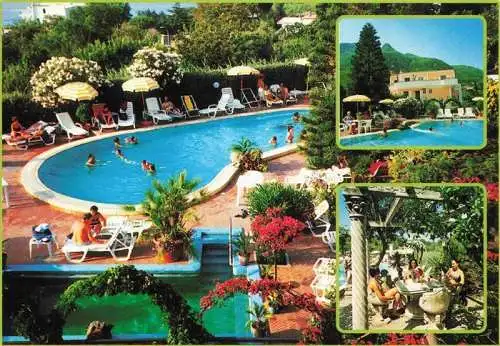 AK / Ansichtskarte 73980785 CASAMICCIOLA_Isola_d_Ischia_IT Hotel Terme La Pergola Pool Terrasse