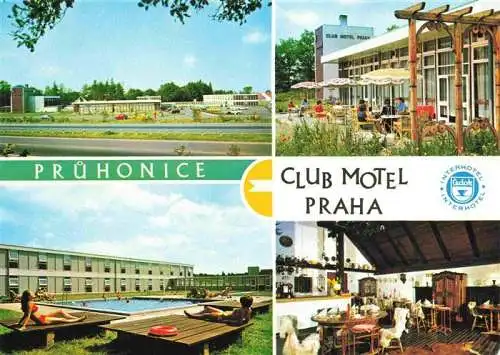 AK / Ansichtskarte 73980811 Pruhonice_Prag_Prahy_Prague_CZ Club Motel Praha Terrasse Pool Gastraum