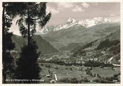 AK / Ansichtskarte  Ilanz_Jlanz_Glion_GR mit Brigelserhoerner un Bifertenstock