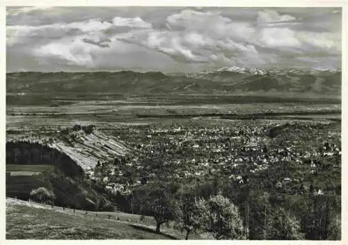 AK / Ansichtskarte  Thal_Rheineck_SG mit Steinernem Tisch und Bodensee Fliegeraufnahme