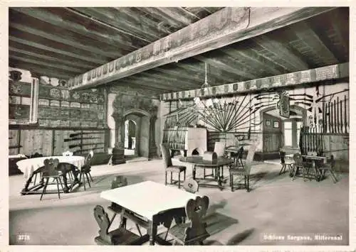 AK / Ansichtskarte  Sargans_SG Schloss Sargans Rittersaal