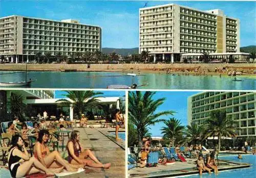 AK / Ansichtskarte  IBIZA_Islas_Baleares_ES Hoteles Goleta y Tres Carabelas