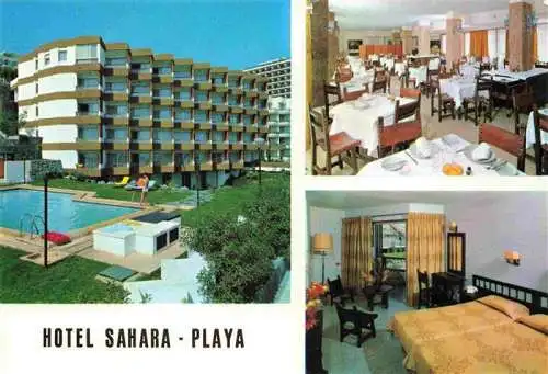 AK / Ansichtskarte 73980902 Playa_del_Ingles_Gran_Canaria_ES Hotel Sahara Playa Pool Speisesaal Zimmer