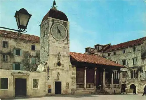 AK / Ansichtskarte  Trogir_Trau_Croatia Uhrturm und Loggia