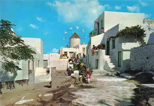 AK / Ansichtskarte  Myconos_Mykonos_Micono_Greece Malerische Strasse