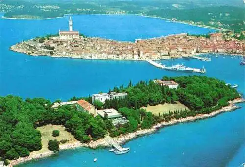 AK / Ansichtskarte  Rovinj_Rovigno_Istrien_Croatia Fliegeraufnahme