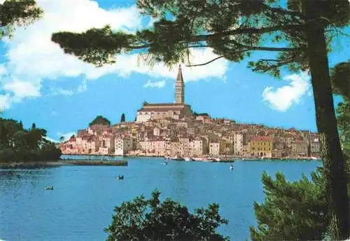 AK / Ansichtskarte  Rovinj_Rovigno_Istrien_Croatia Blick zur Altstadt