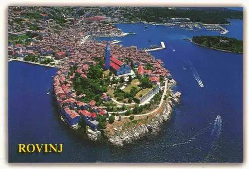 AK / Ansichtskarte 73980953 Rovinj_Rovigno_Istrien_Croatia Fliegeraufnahme