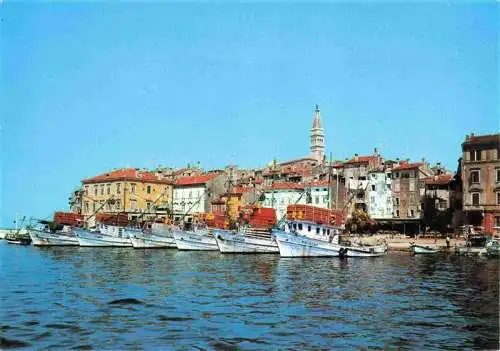 AK / Ansichtskarte  Rovinj_Rovigno_Istrien_Croatia Hafen Fischkutter