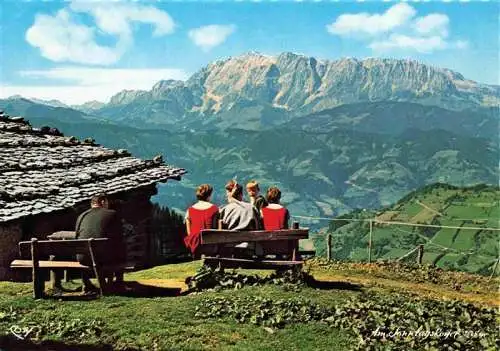 AK / Ansichtskarte  Wagrain__Salzburg_AT Sonntagskogel Blick gegen Hochkoenig