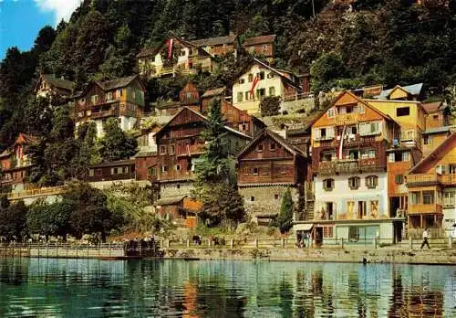 AK / Ansichtskarte  Hallstatt_Oberoesterreich_AT Die uralte Keltensiedlung am Hallstaettersee