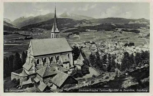 AK / Ansichtskarte 73981057 Tamsweg_Lungau_AT Panorama mit St Leonardikirche