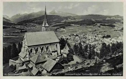 AK / Ansichtskarte  Tamsweg_Lungau_AT Panorama mit St Leonardikirche