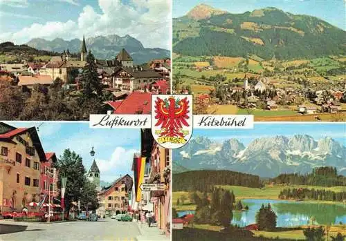 AK / Ansichtskarte 73981072 Kitzbuehel_Tirol_AT Kirche Panorama Ortspartie Seeblick