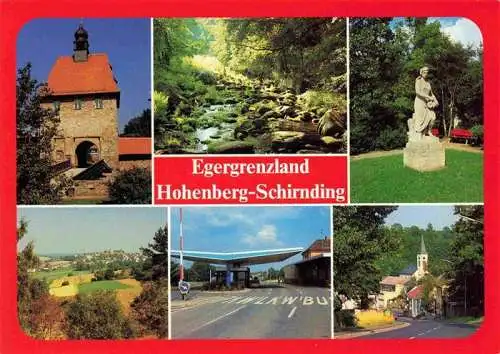 AK / Ansichtskarte  Schirnding Teilansichten Egergrenzland Natur Grenze Hauptstrasse Denkmal Statue