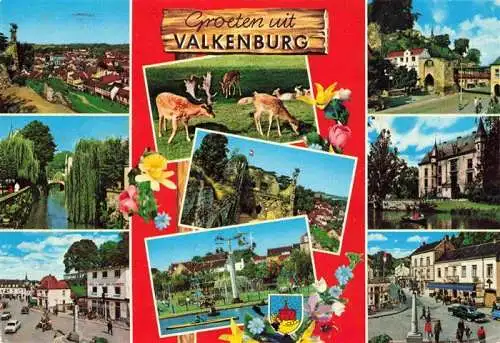 AK / Ansichtskarte  Valkenburg_aan_de_Geul_Limburg_NL Teilansichten Wildpark Freibad Schloss Park