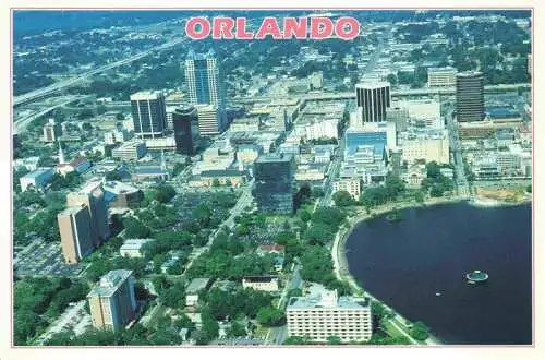 AK / Ansichtskarte  Orlando_Florida Aerial view of the city