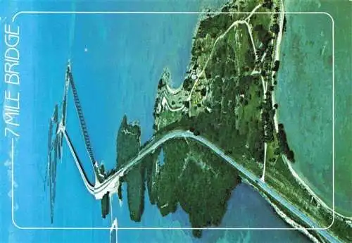 AK / Ansichtskarte  Florida_Keys_Florida_USA Aerial view of Bahia Honda and Seven Mile Bridges