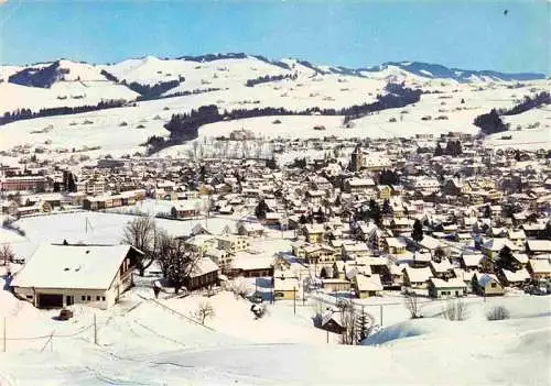 AK / Ansichtskarte  Appenzell_IR Winterpanorama mit Gasthaus Freudenberg